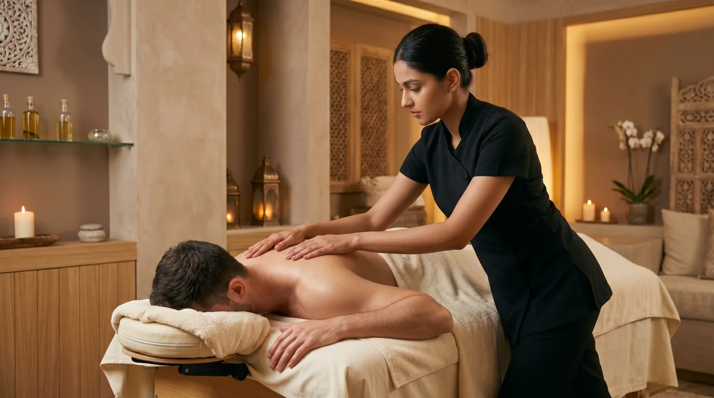 Deep Tissue Massage at Ojas Wellness Spa in Hafeezpet